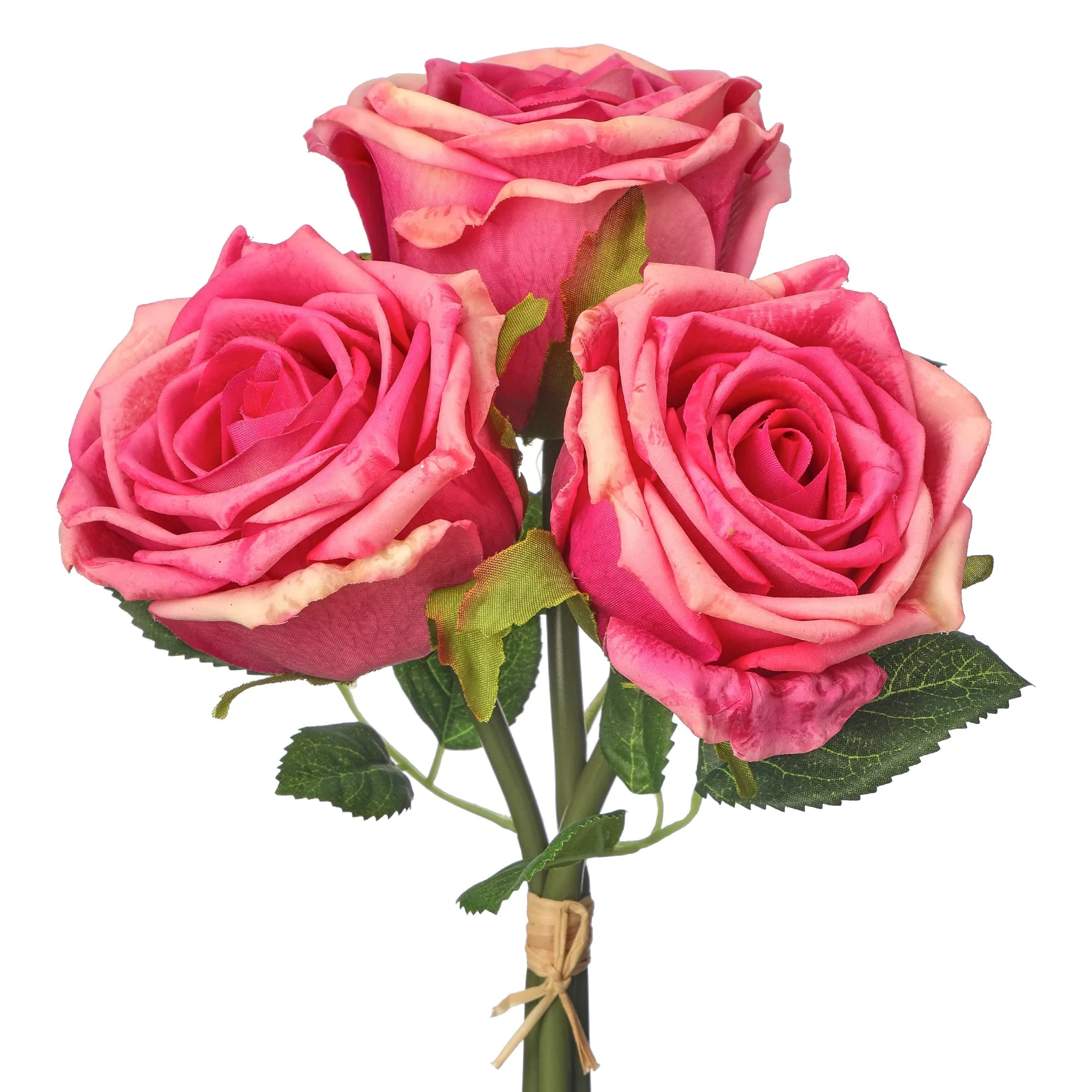 11.5" Natural Touch Rose Bundle