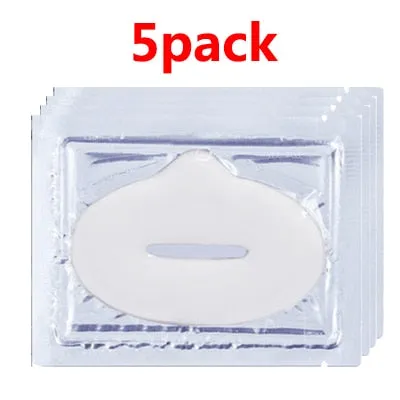 5pcs Collagen Crystal Gold Gel Lip Mask Anti-Aging Anti-wrinkle Moisturizer Lip Plumper