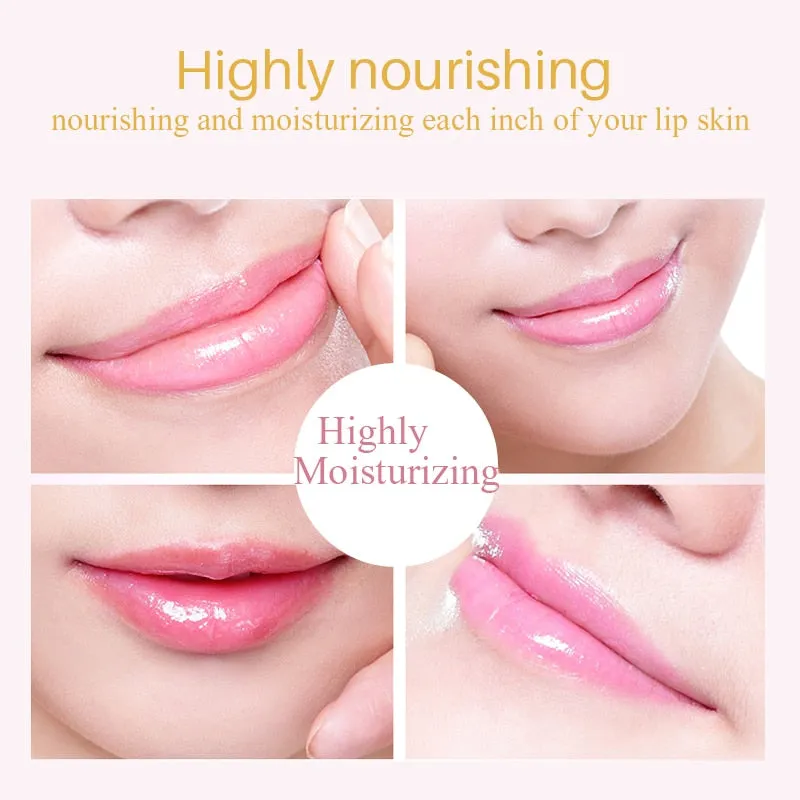 5pcs Collagen Crystal Gold Gel Lip Mask Anti-Aging Anti-wrinkle Moisturizer Lip Plumper