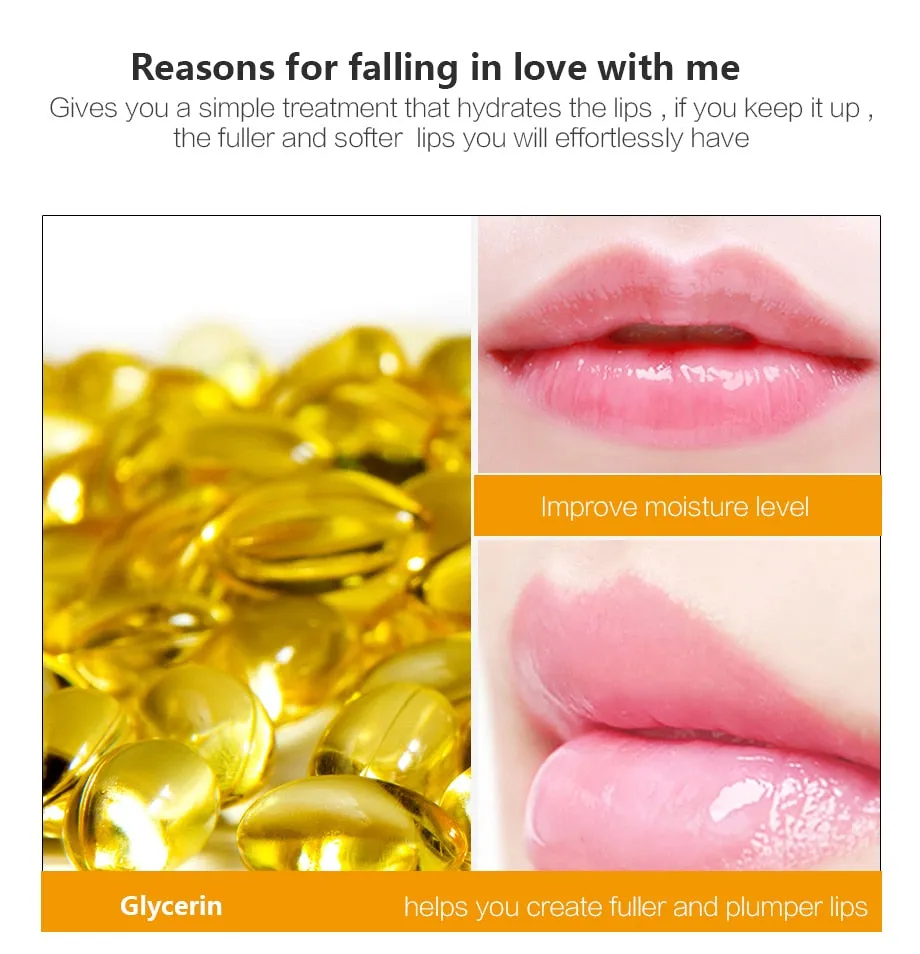 5pcs Collagen Crystal Gold Gel Lip Mask Anti-Aging Anti-wrinkle Moisturizer Lip Plumper