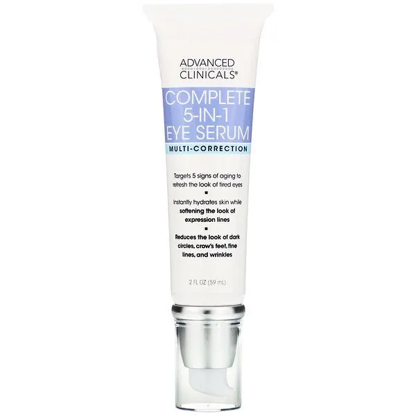 Advanced Clinicals 5-in-1 Eye Serum 59ml – Revitalize and Brighten Your Eyes