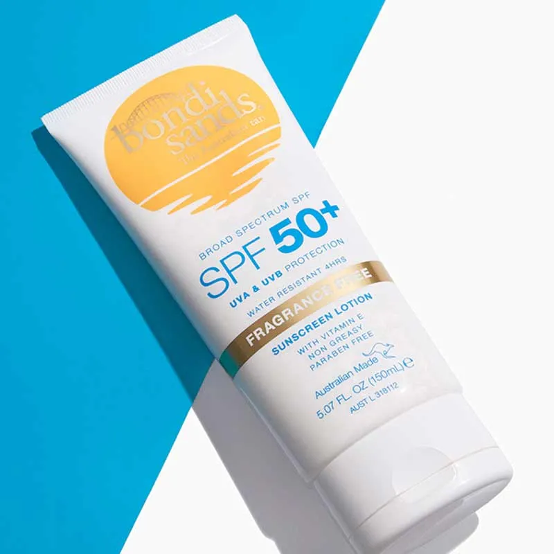 Bondi Sands Suncreen Lotion SPF 50  Fragrance Free