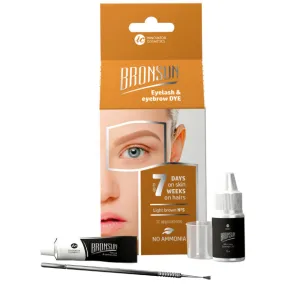 Bronsun Hybrid Lash & Brow Dye Trial Kit - Light Brown #5