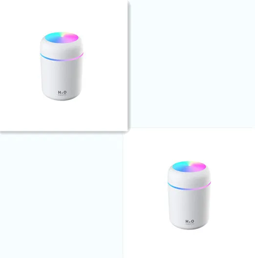 Car Air Purifying Humidifier Continuous spray Lights Moisturize Lightweight