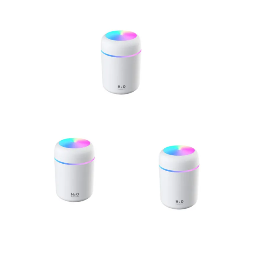 Car Air Purifying Humidifier Continuous spray Lights Moisturize Lightweight