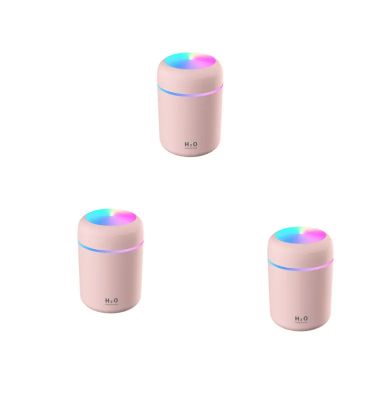 Car Air Purifying Humidifier Continuous spray Lights Moisturize Lightweight