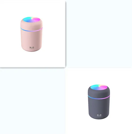 Car Air Purifying Humidifier Continuous spray Lights Moisturize Lightweight