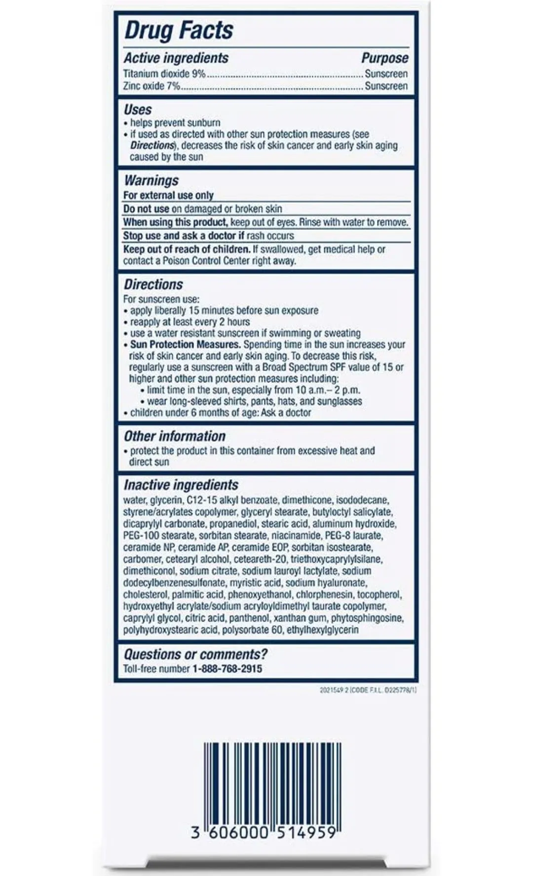 CeraVe 100% Mineral Sunscreen SPF 50 | Face Sunscreen with Zinc Oxide & Titanium Dioxide for Sensitive Skin
