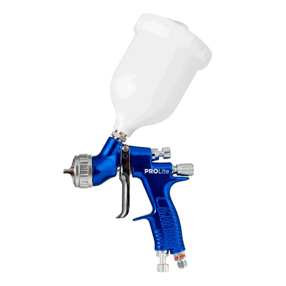 DEVILBISS Pro Lite 1.1mm Fluid Tip TE25 Aip Cap Gravity Spray Gun