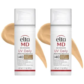EltaMD UV Daily Tinted Broad-Spectrum SPF 40 DUO ($82 Value)