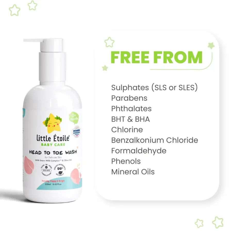 Little Etoile Head-To-Toe Wash - Dry & Eczema Prone Skin LEBC009-1 - 250ml