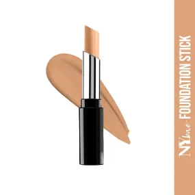 NY Bae Runway Range Almond Oil Infused All In One Stick - Fun In Warm Beige 07 | Foundation Concealer Contour Colour Corrector | Wheatish Skin | Matte Finish | Enriched with Almond Oil | Covers Imperfections | Cruelty Free
