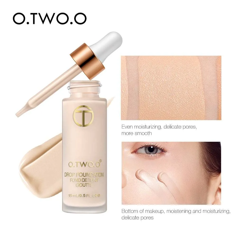 O.TWO.O Liquid Foundation Professional Makeup Base  Oil Free Full