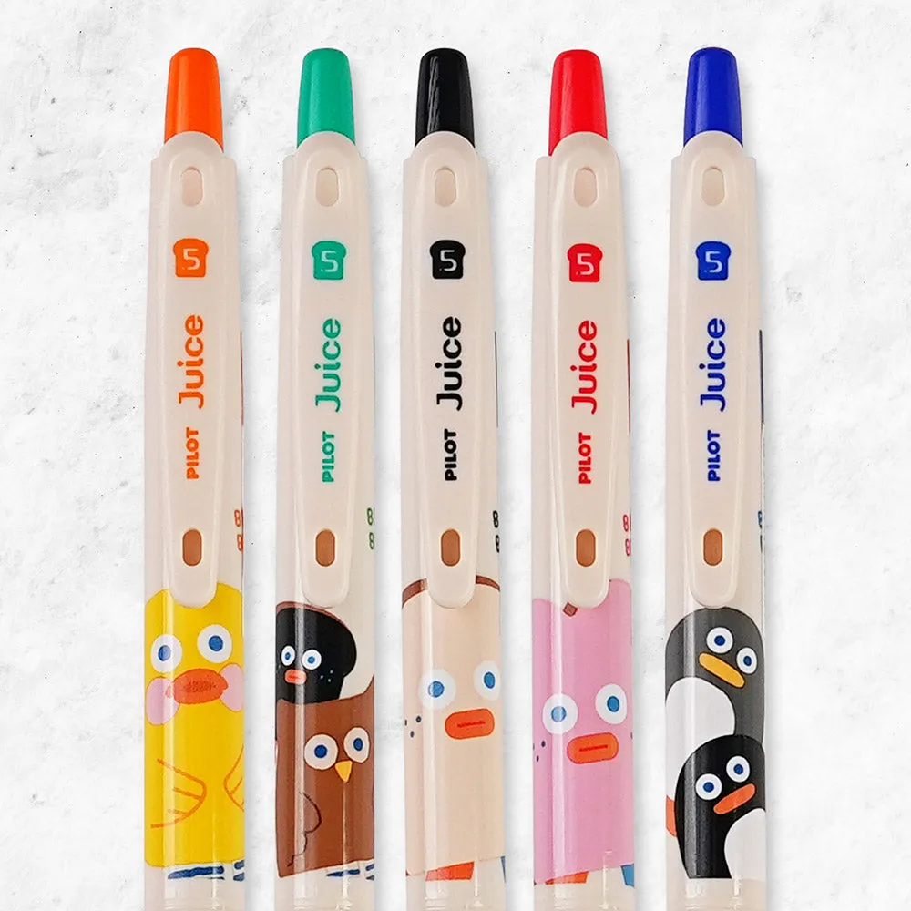 PILOT Juice Brunch Brother Brunch Brother joint series 0.4 0.5 mm black ink super juice pen juice pen Japanese stationery Korean character