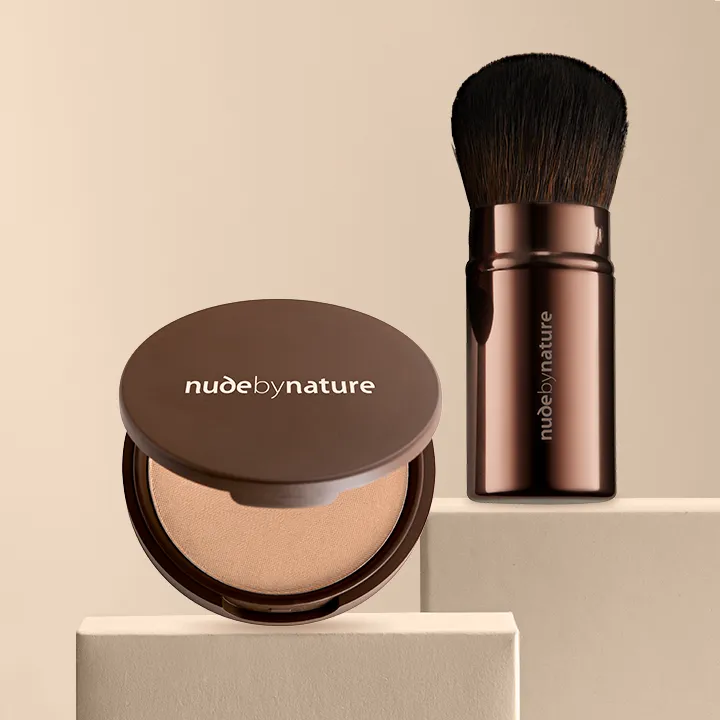 Pressed Mineral Cover Foundation & Travel Brush Duo