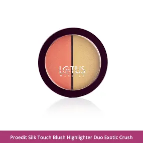Proedit Silk Touch Blush Highlighter Duo - Exotic Crush
