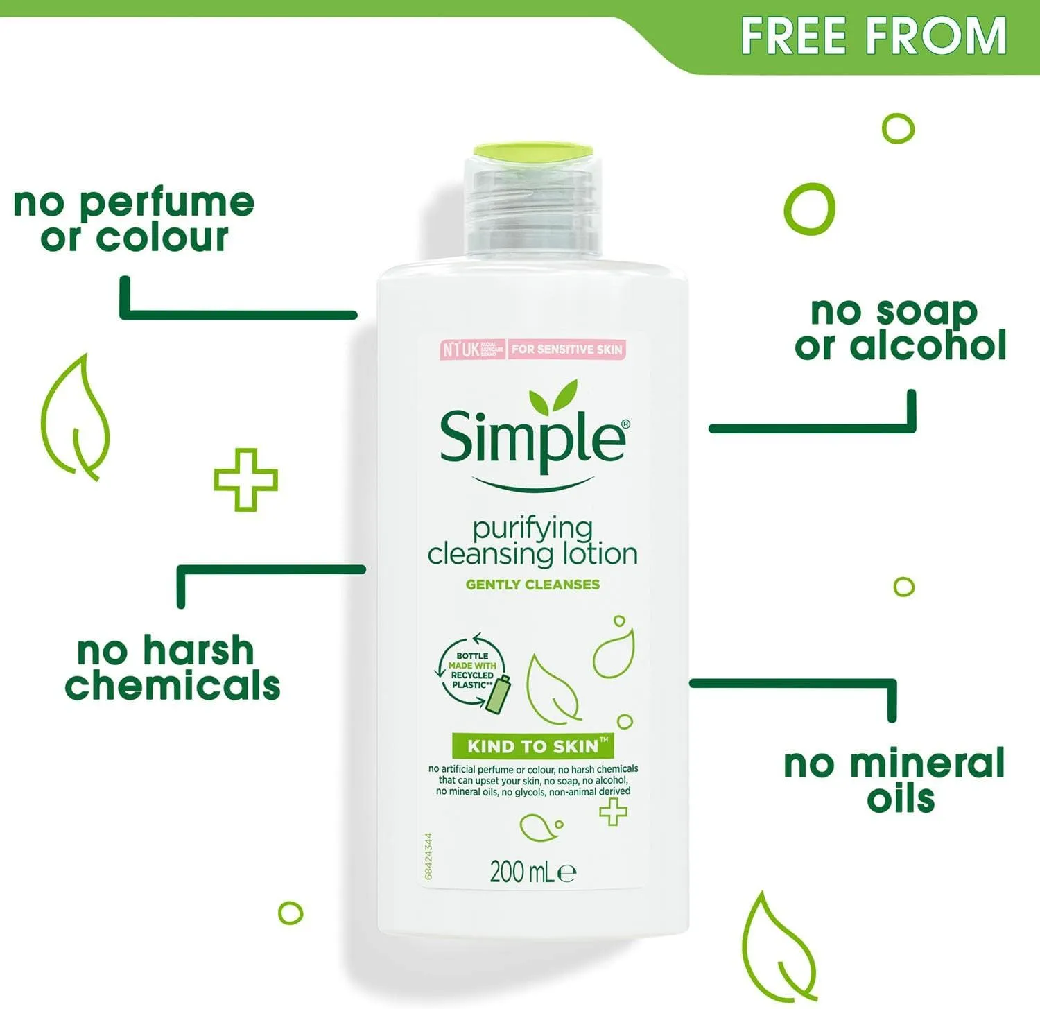 Simple Kind to Skin Purifying Cleansing Lotion (200ml)