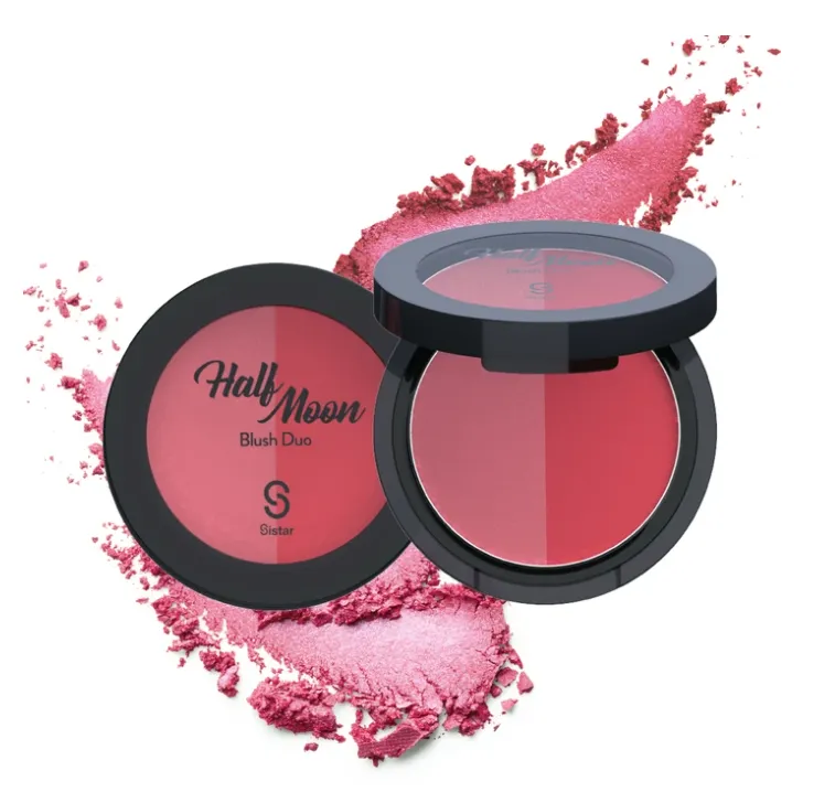 SISTAR COSMETICS - HALF MOON Blush Duo