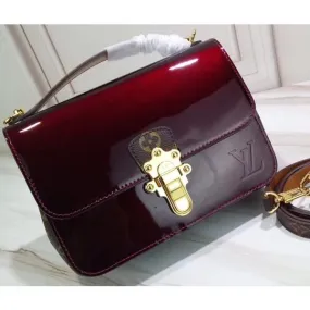 Smooth Vernis Patent Leather Cherrywood Bb Bag Amarante 2019