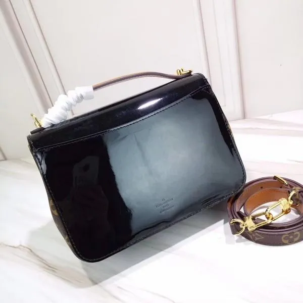 Smooth Vernis Patent Leather Cherrywood Bb Bag M51953 Black 2019