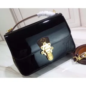 Smooth Vernis Patent Leather Cherrywood Bb Bag M51953 Black 2019