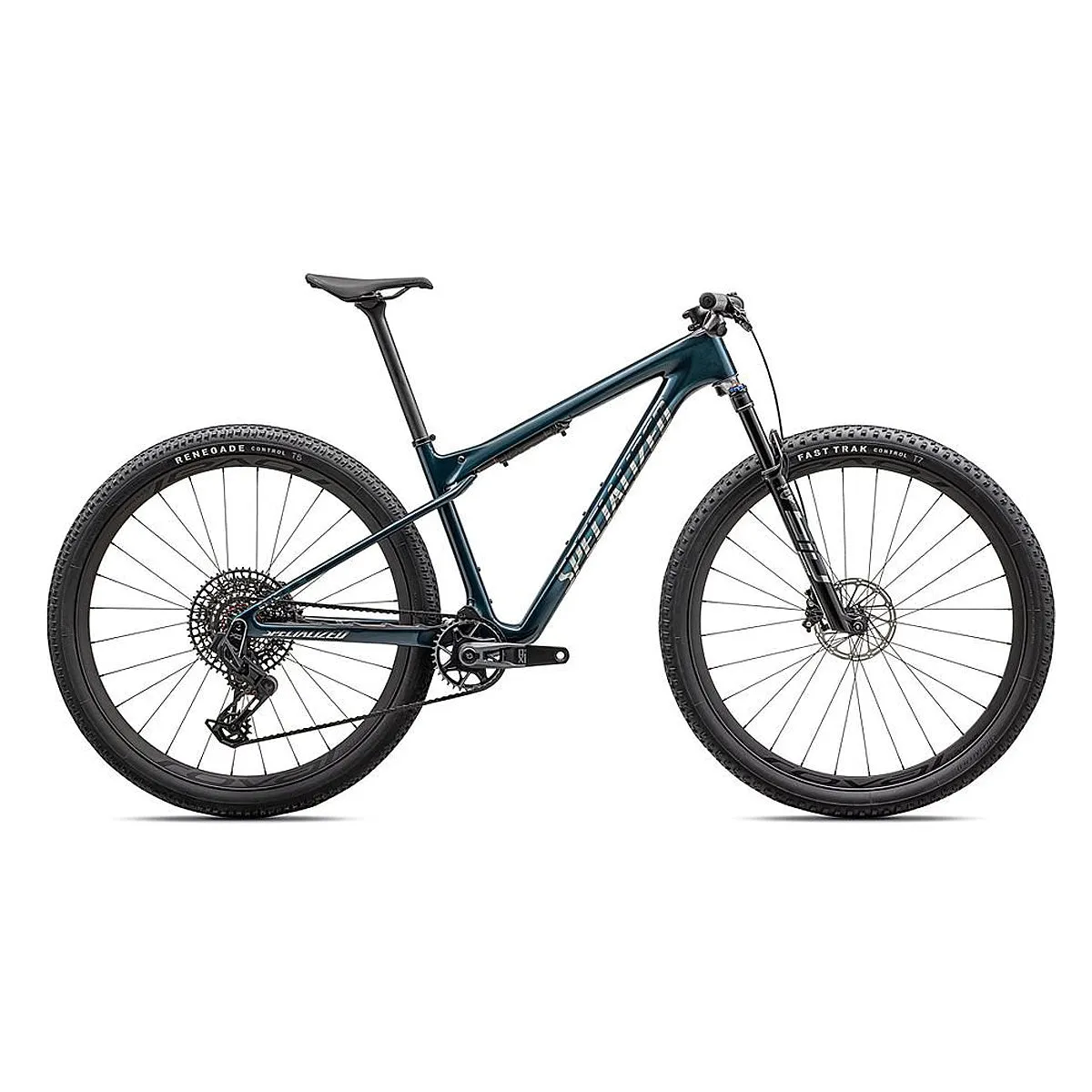 Specialized Epic WC Pro Mountain Bike - GLOSS DEEP LAKE METALLIC / CHROME