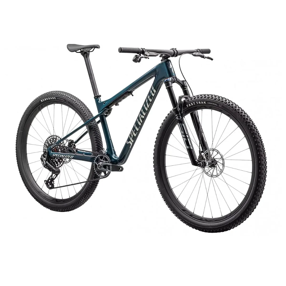 Specialized Epic WC Pro Mountain Bike - GLOSS DEEP LAKE METALLIC / CHROME