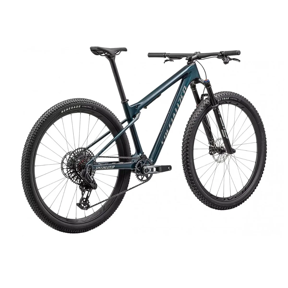 Specialized Epic WC Pro Mountain Bike - GLOSS DEEP LAKE METALLIC / CHROME