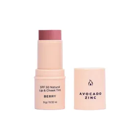 SPF 50 Natural Lip & Cheek Tint Berry