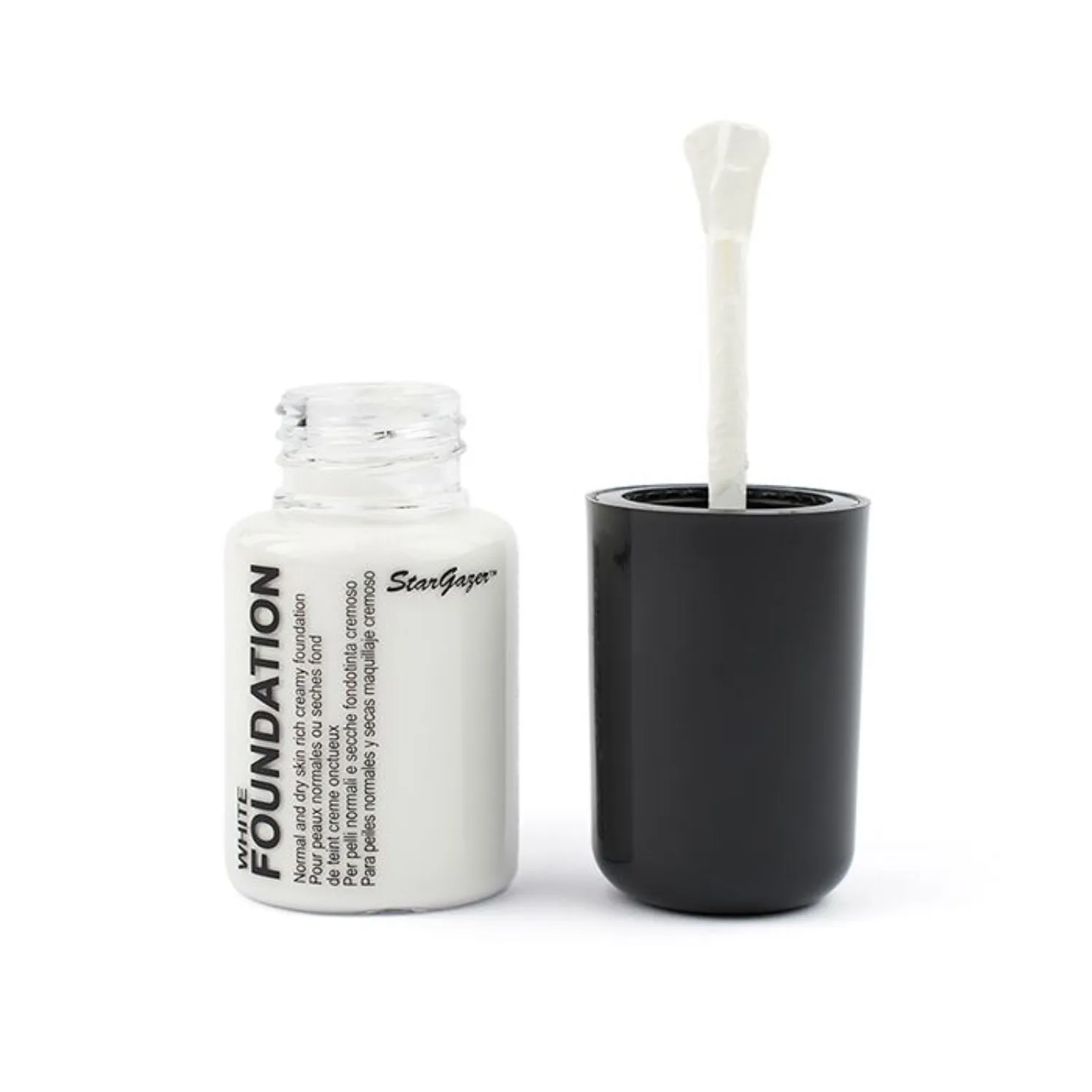 Stargazer Liquid Foundation, Creamy, Longlasting, Non Caking Color, 1.42 fl. oz. White