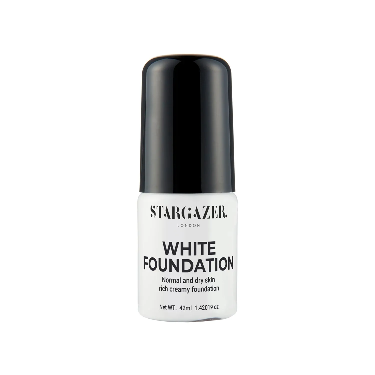 Stargazer Liquid Foundation, Creamy, Longlasting, Non Caking Color, 1.42 fl. oz. White
