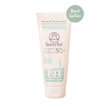 Sunscreen Suntribe Lotion 100ml Tube (mint) Natural Mineral